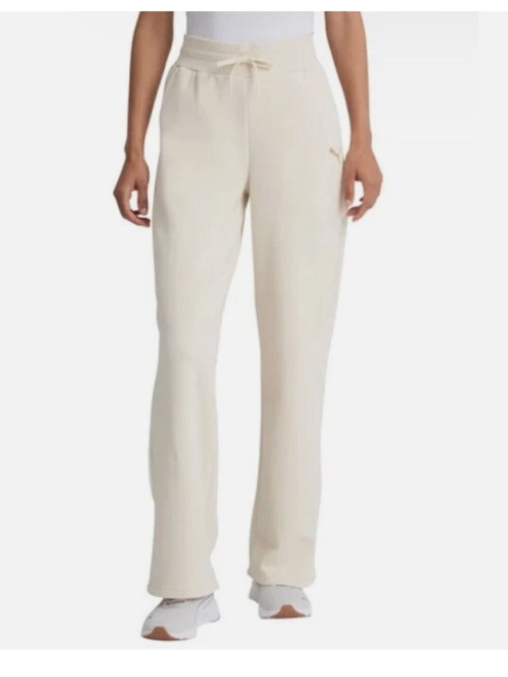 Puma Ladies' Fleece Straight Leg Pant Tan Size XL